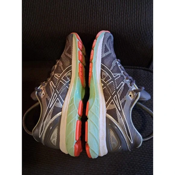 ASICS Gel Nimbus 19 Womens Grey Seafoam Coral - Woman's‎ Size 6.5 Shoes Sneakers - Picture 6 of 8